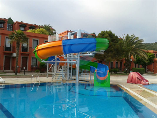 어른들을 위한 3.5M 개인적 상업적 크기 워터 슬라이드 섬유 유리 수영장 슬라이드
