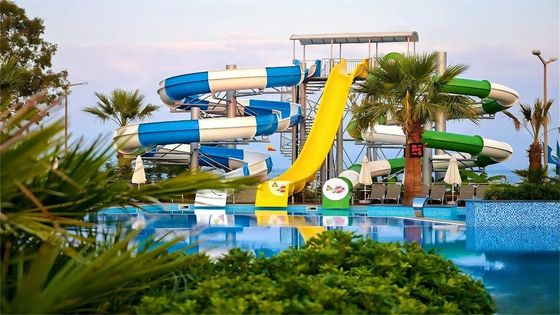 ODM 구매 상업용 어린이 놀이터 물놀이 수영장 가솔린 슬라이드 중국