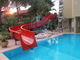 어른들 아이들을 위한 주문 제작된 큰 곡선 워터 슬라이드 복잡한 나선형 수영장 슬라이드