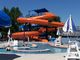 야외 운동 공원 수중 물놀이장비 야외 수영장용 유리섬유 슬라이드