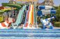 어린이 야외 물공원 슬라이드 놀이터 놀이터 액세서리 수영 슬라이드 8m 너비