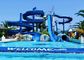 OEM 유리섬유 수영장 슬라이드 야외 물 놀이공원 놀이 세트 승차