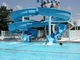 3m 높이 유리섬유 물 슬라이드 어린이 놀이터 수영장