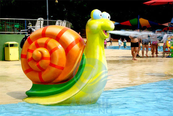 동물 스타일 워터 스플래시 패드 어린이들은 수영장 달팽이 물 분무 게임을 1.2m을 합니다