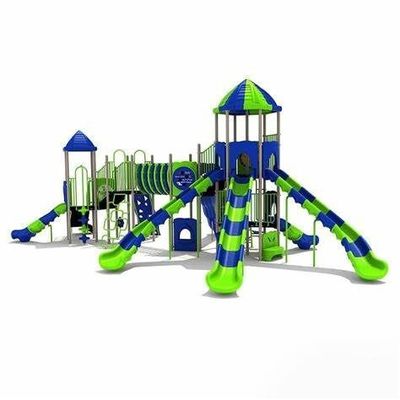 Outdoor Playground Equipment Plastic Playground Water Slide  Customized Color
