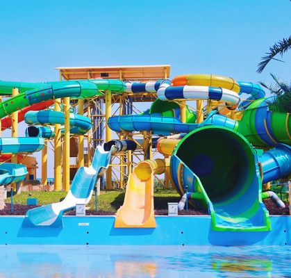 성인 유리 섬유 거대한 물 슬라이드 물 물 공원 놀이 게임 승차