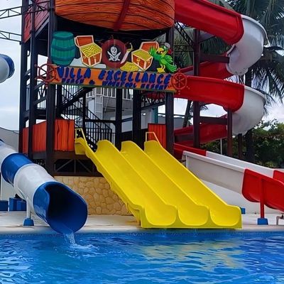좋은 가격 ODM Water Park Kids Swimming Pool Equipment Small Size Fiberglass Water Slide 온라인으로