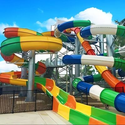 좋은 가격 OEM Outdoor Small Swimming Pool Fiberglass Water Slide for Water Park 온라인으로