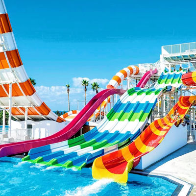 좋은 가격 Non-Inflatable Fiberglass Water Slide with 10 Years Service Life Ending with Pool for Kids and Adults 온라인으로