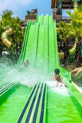 좋은 가격 High-Speed Racing Rainbow Fiberglass Slide for Commercial Water Parks with 30-60 Days Delivery 온라인으로