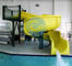 노란 열린 나선형 수영장은 맞춤화된 2.2m 높은 섬유 유리를 미끄러지게 합니다