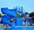 OEM 3.3 미터 유리섬유 워터 파크 수영장 슬라이드 - 파란색