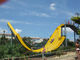 바나나 형상 워터 파크 슬라이드 다중색 12 미터 진자 워터 슬라이드