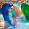 물 튀기는 소리 패드를 위한 운동장 연한 녹청색 물 장난감 섬유 유리 돌고래 스프링클러