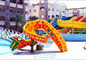 어린이들을 위한 야외 코브라 작은 수영장 슬라이드 섬유 유리 수영장 용수 게임