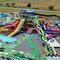 아쿠아 파크 3중 트위스트 워터 슬라이드 야외 10m 섬유 유리 주문 제작된 색깔