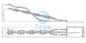 아쿠아 파크 3중 트위스트 워터 슬라이드 야외 10m 섬유 유리 주문 제작된 색깔