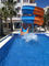 아쿠아 파크 집을 위한 글라스파이버 수영장 용수 슬라이드 4.0m 높이 반대 UV