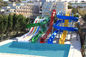 수영장 주택 용수 슬라이드 섬유 유리 워터 파크 장비 4.0m 높이
