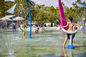 야외 놀이공원 장비 물놀이 유리섬유 물 슬라이드 세트 사용자 지정
