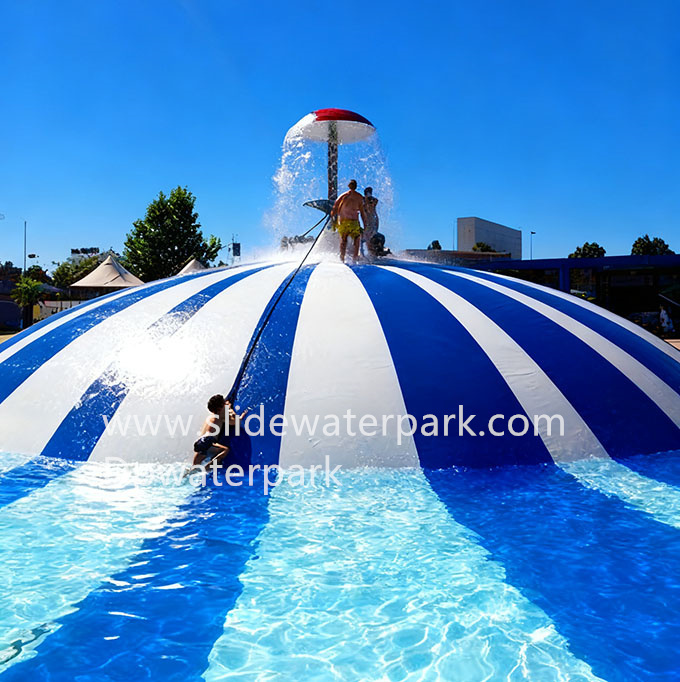 Water Fountain Inflatable Fiberglass Mushroom Fountain for Kids Water Park