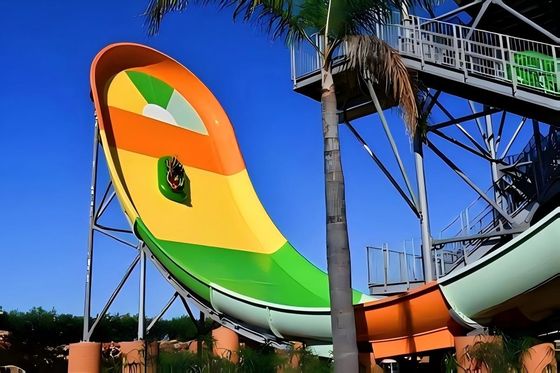 좋은 가격 OEM Outdoor Large Water Playground Swimming Pool Fiberglass Water Slide 온라인으로