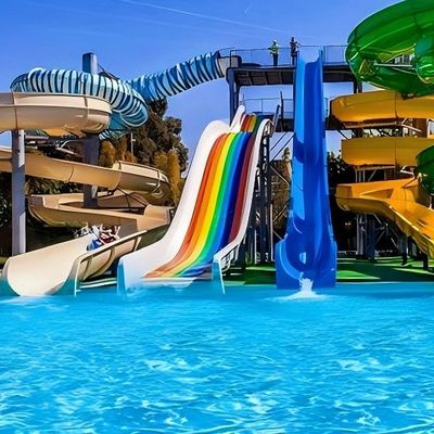 좋은 가격 ODM Children in ground Swimming Pool Ride Fiberglass Water Slide for Aqua Park 온라인으로