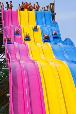 수영장 유리섬유 물 슬라이드 오락 고속 가족용 물공원 물놀이