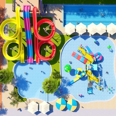 좋은 가격 Customized Aqua Park Commercial Outdoor Water Feature Equipment Kids Pool Play Equipment Water Park Slides For Sale 온라인으로