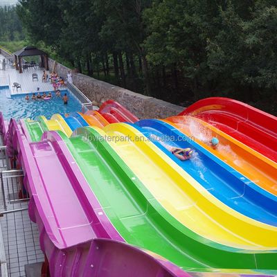 좋은 가격 Commercial Large Rainbow Water Park Slide with 6-10mm Thickness Fiberglass and Service Life Over 10 Years 온라인으로