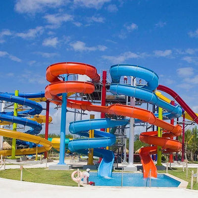 좋은 가격 Customized Colorful or Customized Fiberglass Slide for Residential and Resort Hotel Water Parks 온라인으로