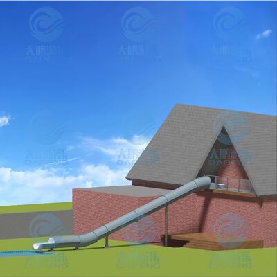 품질 4.14m 내구성 유리섬유 폐쇄 물 슬라이드 공장