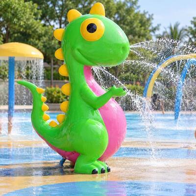 품질 공룡 및 만화 모양의 CE 인증 맞춤형 유리 섬유 스플래시 패드 스프레이어 공장