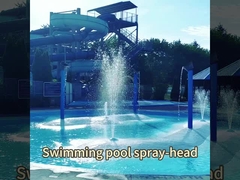 스테인레스 스틸 및 청동 아치 제트 터널, 수영장 놀이 장비