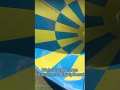 자외선 저항 14m 워터 파크 슬라이드 상업 스플래시 볼과 토네이도 슬라이드