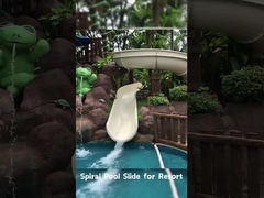 OEM 어린이 워터 파크 놀이 수영장 유리 섬유 슬라이드, 상업 수영장 오락 승차