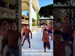 리조트 수영장용 인기 비행 수영장 슬라이드